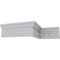 Ekena Millwork 3 1/2"H x 1 1/8"P x 3 5/8"F x 94 1/2"L, (1 5/8" Repeat), Franklin Crown Moulding MLD03X01X03FN - alternate 9
